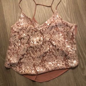 ASTR Sequin tank